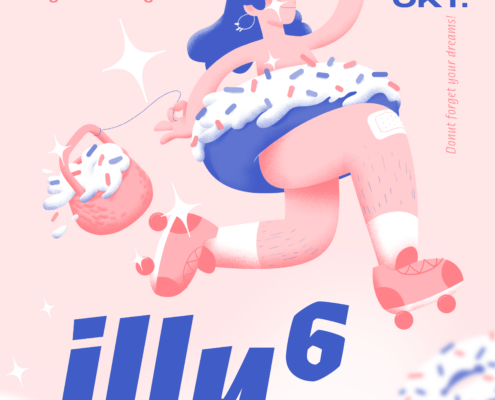 Poster für das illu6 Festival