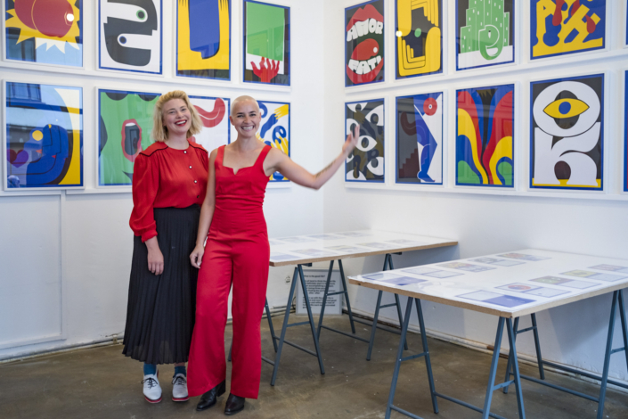 Joni Marriott und Birte Spreuer