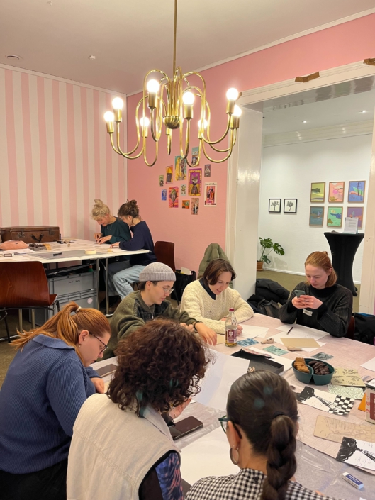 Maren4 Linoldruck Workshop