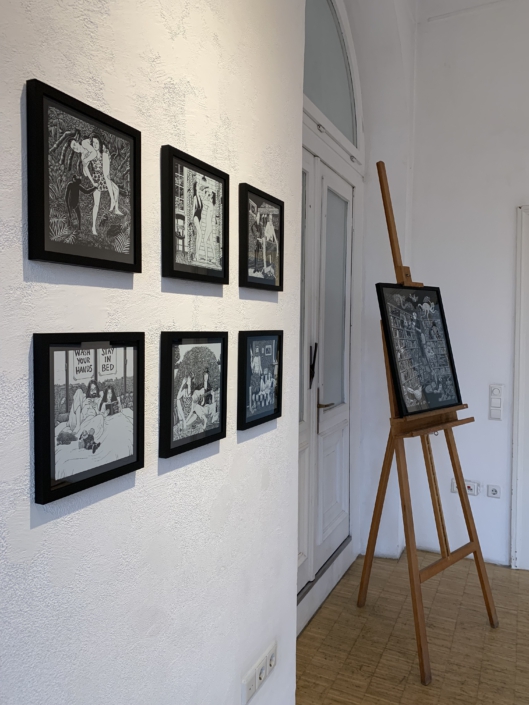 illu7-LineHoven-3 Ausstellung Line Hoven im Koki