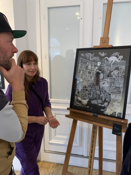 illu7-LineHoven-4 Ausstellung Line Hoven im Koki