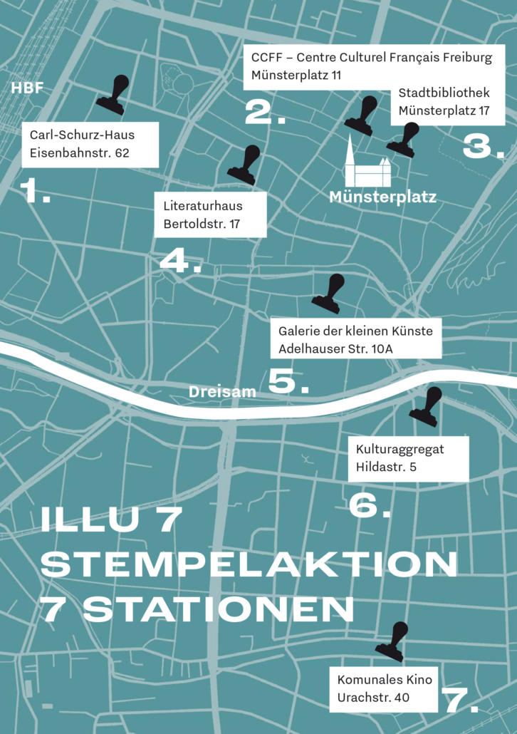 Abbildung Stadtkarte mit Adressen