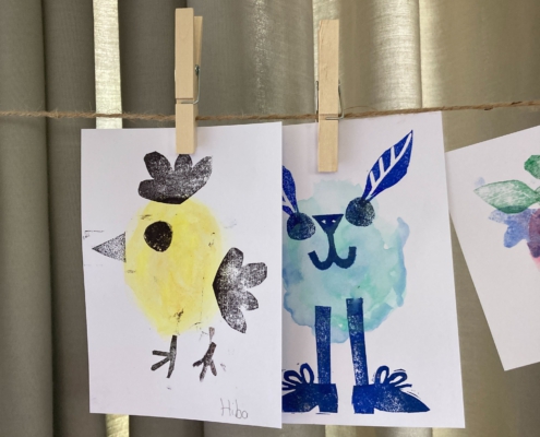 Abbildung Aquarell-Tiere