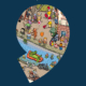 Plakat illu auf der Insel
